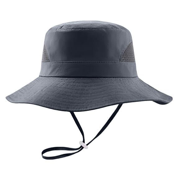 KPOPLK Baby Sun Hat with Neck Flap UPF 50+ Adjustable Baby Boys Girls Summer Beach Hat for Traveling Swim Hat(1-3 Years,Navy)
