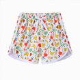 thumbnail image 1 of KPOPLK Baby & Toddler Boy Cotton Shorts 2t 3t 4t 5t 6t 7t Summer Casual Elastic Waist Stripe Print Shorts Size 3-4 Years,White, 1 of 5