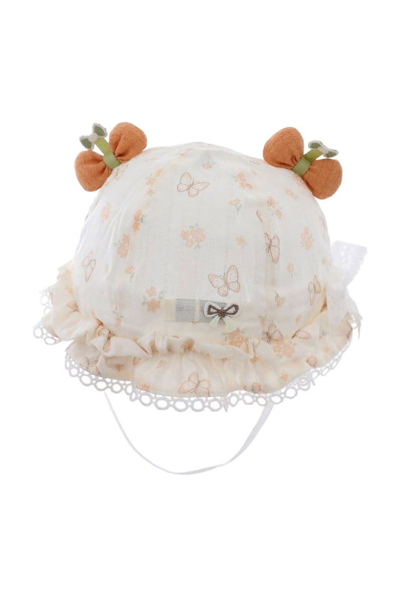 Baby Toddler Infant Girls Boys Bucket Sun Hats Protection Beach UPF 50+ Toddler Wide Brim Beach Summer Hats Age 3-18 Months
