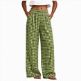 thumbnail image 1 of KPOPLK Barrel Pants for Women Hidden Elastic Quick Dry Cargo Pant Travel Crop Ankle Wide Leg Golf Trousers with Pockets Size XL,AG, 1 of 8