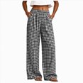 thumbnail image 1 of KPOPLK Barrel Pants for Women Hidden Elastic Quick Dry Cargo Pant Travel Crop Ankle Wide Leg Golf Trousers with Pockets Size XXL,Black, 1 of 8