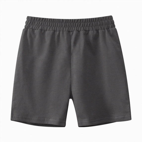 KPOPLK Boys Athletic Shorts 2T 3T 4T 5T 6T Toddler Boy Shorts Mesh Basketball Soccer Quick Dry Gym Clothes for Kids Size 6-7 Years,Dark Gray