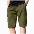 thumbnail image 1 of KPOPLK Boys Cargo Shorts, Outdoor Quick Dry Hiking Shorts, Lightweight Athletic Short with Zipper Pockets AG 6-7 Years, 1 of 5