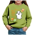 thumbnail image 1 of KPOPLK Boys Fashion Hoodies Kids Long Sleeve Hooded Sweatshirts 5-22 Years(3Y,Green), 1 of 4