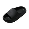 thumbnail image 1 of KPOPLK Boys Girls Cloud Slides for Kids Lightweight Soft EVA Non- Slides Slippers Open Toe Comfy Sandals for Toddler Boys Girls Children Bathroom Shower Summer Pool Beach Slippers(3,Black), 1 of 5