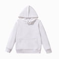 thumbnail image 1 of KPOPLK Boys Hoodie Fleece Jacket Long Sleeve Youth Sweatshirt Full Zip Coat with Hood Spring Fall Winter Outwear(White#9,4-5 Years), 1 of 4