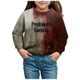 thumbnail image 1 of KPOPLK Boys Light Weight Long Sleeve Hooded T-shirt Casual Solid Pullover Hoodie with Pocket(11-12 Years,Wine), 1 of 5