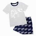 thumbnail image 1 of KPOPLK Boys Outfit Set for 3 Months-4 Years Baby Clothes Set Cartoon T-Shirt Tops Shorts Summer Outfits Toddler Boy Outfit Size 4-5 Years,Grey, 1 of 5