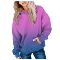 thumbnail image 1 of KPOPLK Boys Sun Protection Hooded Long Sleeve Rashguard Shirt 1-28 Years(100,Purple), 1 of 5