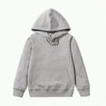 thumbnail image 1 of KPOPLK Boys and Toddler Long Sleeve Zip Up Hoodie Sweatshirt(Grey#5,5-6 Years), 1 of 4