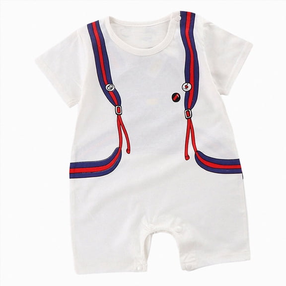 KPOPLK Casual Fall Winter Clothes Baby Boy Long Sleeve Romper Jumpsuit Playsuit One Piece Outfit(Blue,18-24 Months)