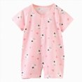 thumbnail image 1 of KPOPLK Casual Fall Winter Clothes Baby Boy Long Sleeve Romper Jumpsuit Playsuit One Piece Outfit(Red,0-6 Months), 1 of 4