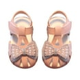 thumbnail image 1 of KPOPLK Children Kids Shoes Boys Girls Closed Toe Toddler Baby Summer Beach Sandals Shoes Sneakers(Pink,6.5), 1 of 9