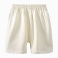thumbnail image 1 of KPOPLK Cotton Shorts for Boys Summer Casual PJS Khaki Shorts Elastic Waist Shorts with Pockets 3M-4Years Size 3-4 Years,Beige, 1 of 7