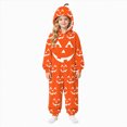 thumbnail image 1 of KPOPLK Family Matching Pajamas Novelty Halloween Onesie Xmas PJs Kids Soft and Cozy Flannel Jumpsuit for Holiday Party,Size 13-14 Years, 1 of 5