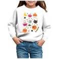 thumbnail image 1 of KPOPLK Fleece Hoodie, Hooded Sweatshirt for Boys, Pullover Sweatshirt(3Y,White), 1 of 4