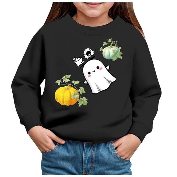 KPOPLK Fleece Pullover Hoodie Little Kid to Big Kid Sizes (4-18-28)(5Y,Black)
