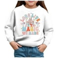 thumbnail image 1 of KPOPLK Girl Zip up Hoodie Sweatshirt Soft Fuzzy Fleece Jacket with Pocket for Girls 5-16 Years(2Y,White), 1 of 4