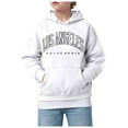 thumbnail image 1 of KPOPLK Girl Zip up Hoodie Sweatshirt Soft Fuzzy Fleece Jacket with Pocket for Girls 5-36 Years(10-11 Years,White), 1 of 4