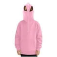 thumbnail image 1 of KPOPLK Hoodie for Boys & Teens Hooded Sweatshirt Warm Anime Sweater(9-10 Years,Pink), 1 of 7