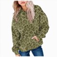 thumbnail image 1 of KPOPLK Girl's Graphic Hoodie for Kids Long Sleeve Sweatshirts Pullover Tops Light Green,Size 11-12 Years, 1 of 5