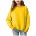 thumbnail image 1 of KPOPLK Kids Dinosaur Hoodies for Boys Girls Pullover Hooded Toddler Sweatshirt(18-24 Months,Yellow), 1 of 9