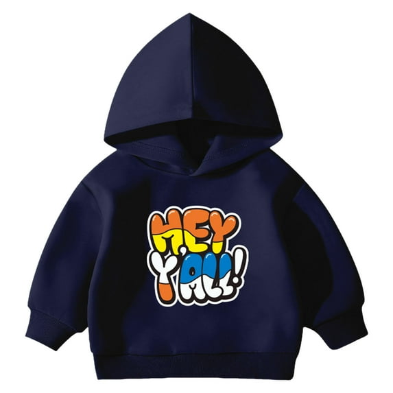 KPOPLK Girls Hoodie Sweatshirt Set Soft, Cozy, and Versatile Pack of 3 with Full and Half Zips(7-8 Years,Navy)