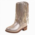 thumbnail image 1 of KPOPLK Girls Knee High Boots Back Zipper Tall Riding Boots Waterproof Fall Winter Dress Shoes for Toddler Little Kid Big Kid(12.5,Gold), 1 of 9
