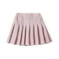 thumbnail image 1 of KPOPLK Girls Pleated Skirts with Inner Shorts Athletic Tennis Skorts School Golf Running High Waisted Skorts with Pockets(5-6 Years,Pink), 1 of 4