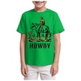 thumbnail image 1 of KPOPLK Graphic Tee for Boys 1t 2t 3t 4t 5t Relax Fit Round Neck T Shirt Short Sleeve Casual Cowboy Print Shirt Summer Top(2-3 Years,Green), 1 of 4