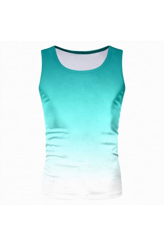 Gynecomastia Compression Shirt Men - Premium Slimming Undershirt Compression Tank Top Mens Shapewear & Body Shaper(Mint Green,XXXL)