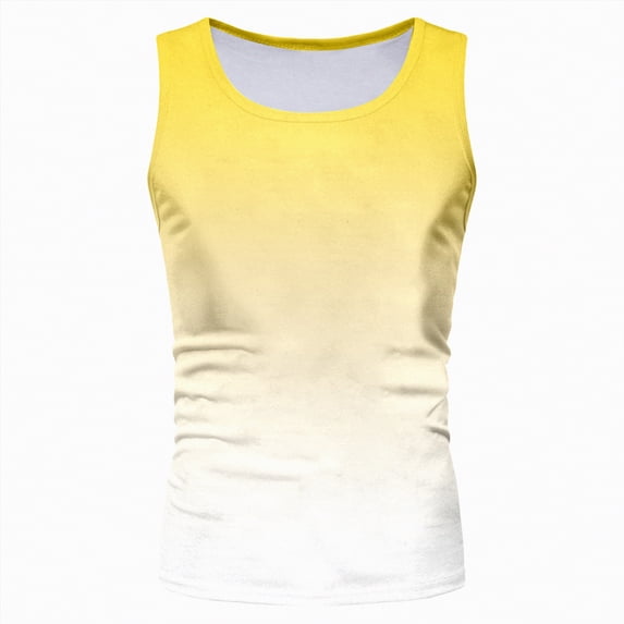 KPOPLK Gynecomastia Compression Shirt Men - Premium Slimming Undershirt Compression Tank Top Mens Shapewear & Body Shaper(Yellow,XL)