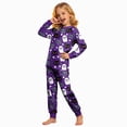 thumbnail image 1 of KPOPLK Halloween Pajamas Kid Girls Clothes Long Sleeve 2Pcs Tee/Pants Pjs Set Toddler Holiday Sleepwear Outfits,Size 6-7 Years, 1 of 9