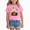thumbnail image 1 of KPOPLK Halloween Shirts for Girl: Cute Ghost Shirt Halloween T-Shirt Kids Spooky Season Short Sleeve Tee Tops,Size 12-13 Years, 1 of 5