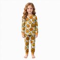 thumbnail image 1 of KPOPLK Halloween Toddler Girls Kids Pajamas Set Ghost Boo Print Pjs Long Sleeve Snug fit 2-8t 2pcs Soft Jammies Outfit Set Size 7-8 Years, 1 of 9