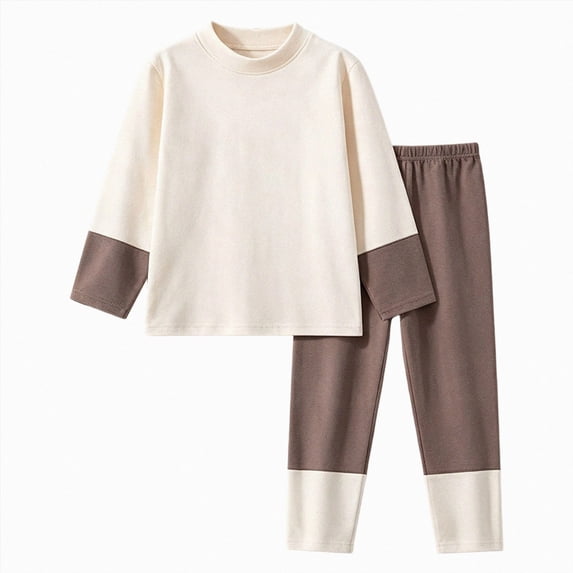 KPOPLK Kids Boys Pajamas Set Soft Crewneck Comfort Kids Pajamas Nightgown Boy Pjs 3-12 Years Kids Clothes,Size 10-11 Years