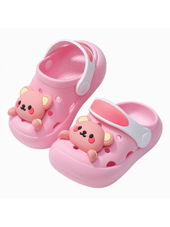 Kids Clouds Sandals Boys Toddler Sandals Slides Clouds Slippers Summer Shower Beach Pool Slip on Water Shoes Size 6,Red