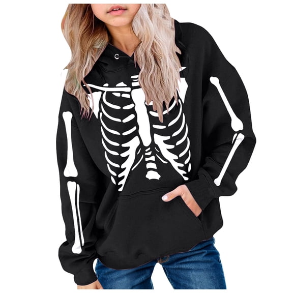 KPOPLK Kids Dinosaur Hoodies for Boys Girls Pullover Hooded Toddler Sweatshirt(13-14 Years,Black)