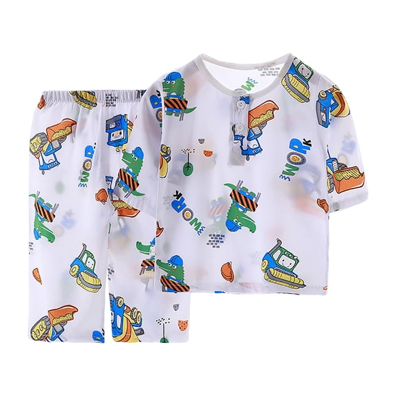 KPOPLK Kids Girls Pajamas 1T 2T 3T 4T 5T Cotton Long Sleeve Crewneck Sleepwear Toddler Girls Pjs Sets(3-4 Years,Light Blue)
