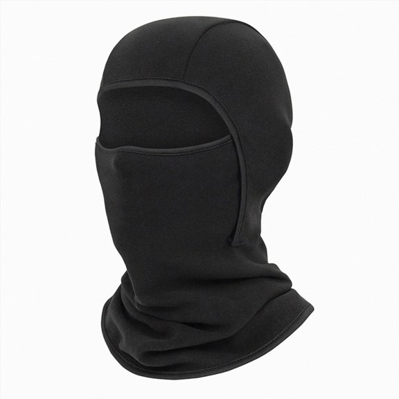 KPOPLK Kids Girls Winter Ski Face Youth Balaclava Warmer Hooded Windproof Neck Gaiter 8 12 Years(One Size,Black)