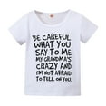 thumbnail image 1 of KPOPLK Kids Summer T Shirts Loose Fit Toddler 1t 2t 3t 4t 5t 6t Crewneck Top Striped Shirt Short Sleeve Soft Graphic Tee Size 5-6 Years,White, 1 of 5