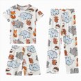 thumbnail image 1 of KPOPLK Little Boys Pajamas for Toddler Clothes Set 2-14 Years Cartoon Sleepwear Long Sleeve 3 Piece Kids Pjs,Size 7-8 Years, 1 of 4