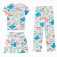 thumbnail image 1 of KPOPLK Little Boys Pajamas for Toddler Clothes Set 2-14 Years Cartoon Sleepwear Long Sleeve 3 Piece Kids Pjs,Size 9-10 Years, 1 of 8