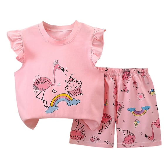 KPOPLK Lounge Sets for Women Two Piece Outfits Sweatsuit Crew Neck Short Sets Cap Sleeve Drawstring with Pocket,Sizes 3-6 Months