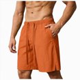 thumbnail image 1 of KPOPLK Men's 7" Running Shorts Quick Dry Athletic Workout Gym Shorts Drawstring Sporty Shorts with Pockets Size XL,Orange, 1 of 5