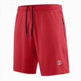 thumbnail image 1 of KPOPLK Men's Athletic Running Shorts Gym Workout 7"/9"/5" Quick Dry Lightweight Sports Basketball Tennis Zipper Pockets Size XXL,Red, 1 of 9