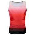 thumbnail image 1 of KPOPLK Men's Summer Tank Top Shirt Sleeveless Shirts Fitted Muscle Tank Tops Sport Round Neck T-Shirt 3XL Red, 1 of 6