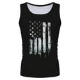 thumbnail image 1 of KPOPLK Men's Cotton Muscle Athletic Sleeveless Shirts: Workout Tank Tops and Undershirts That Are Ideal for the Gym L Black, 1 of 6