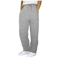 thumbnail image 1 of KPOPLK Men's Cotton Yoga Sweatpants Athletic Lounge Pants Open Bottom Casual Jersey Pants for Men with Pockets(XXXL,b11-Grey), 1 of 6