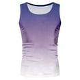 thumbnail image 1 of KPOPLK Men's Gym Workout Tank Tops Swim Beach Shirts Summer Sleeveless Training T-Shirt Muscle Bodybuilding Athletic Clothes XL Purple, 1 of 6